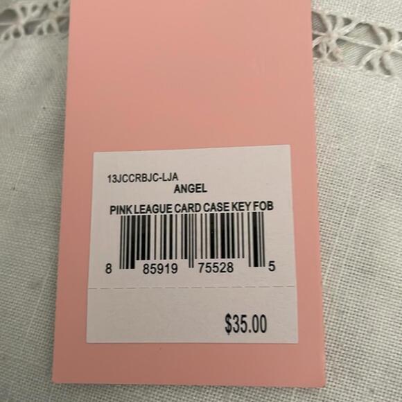 EUC Juicy Couture Pink Crossbody & NWT Card Case Key Fob Bundle - Picture 4 of 6